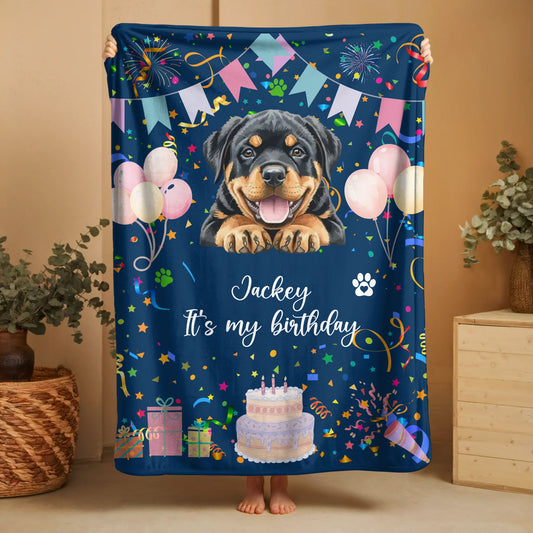 Pet Birthday Blanket