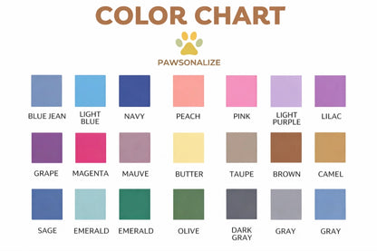 Colors Chart  Mock up