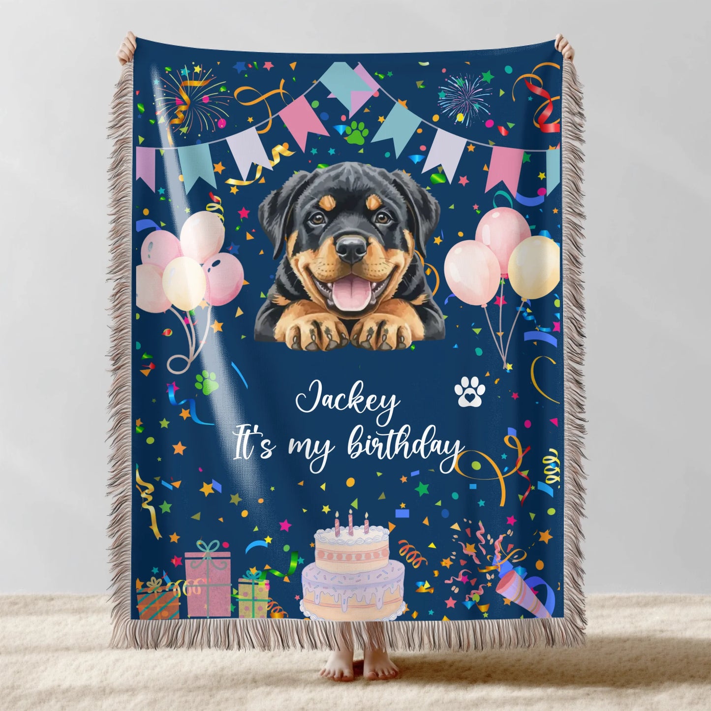 Pet Birthday Blanket