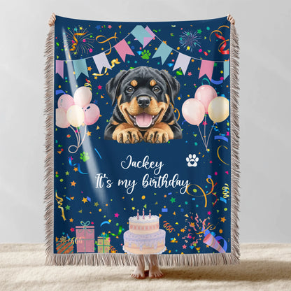 Pet Birthday Blanket