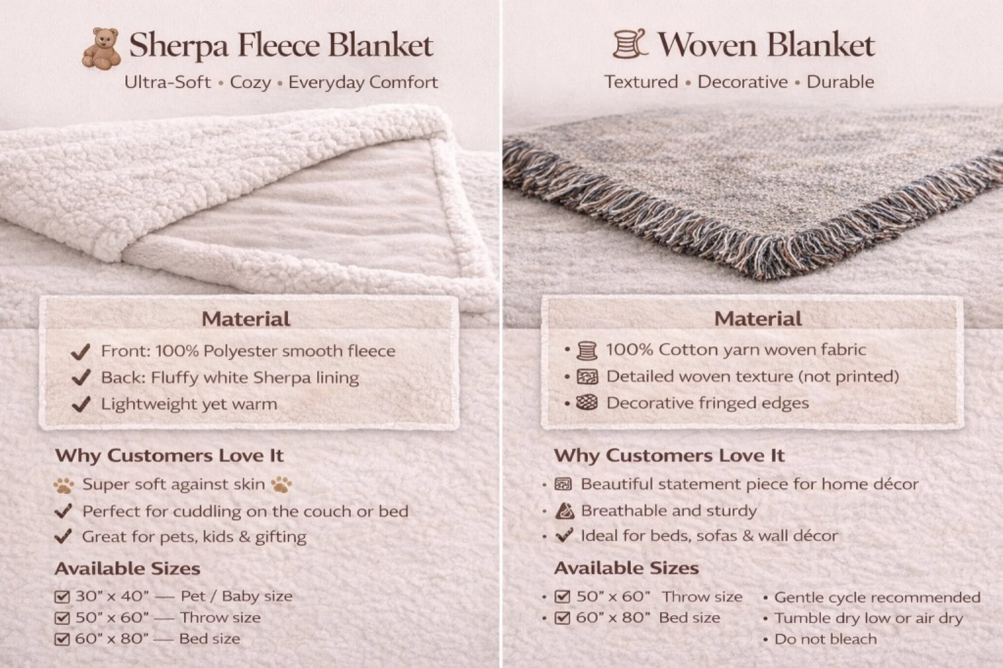 Blanket Care mockup