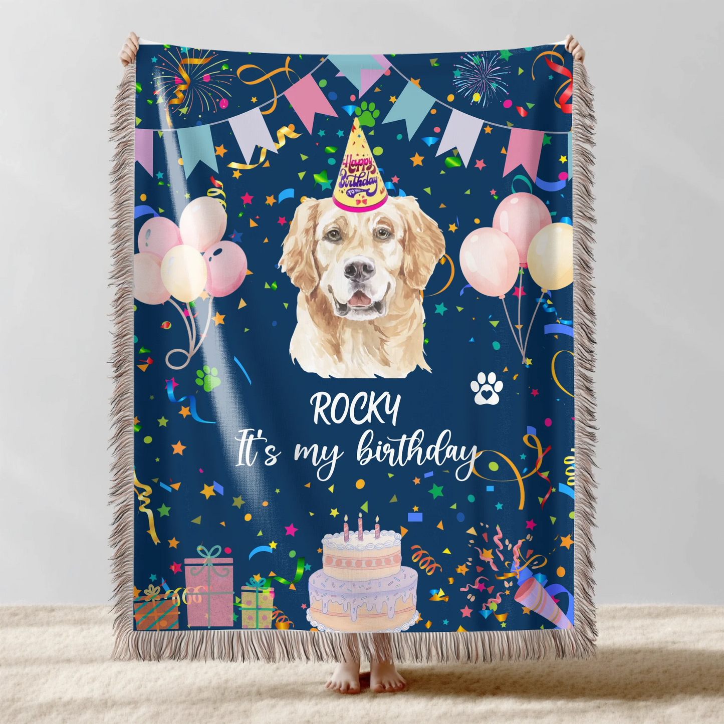 Pet Birthday Blanket