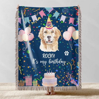 Pet Birthday Blanket