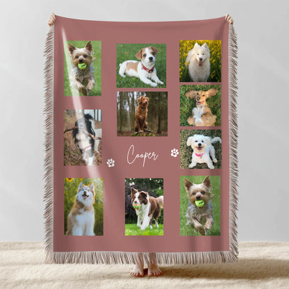 Collage Pet Photo Blanket
