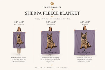 Blanket size mock up