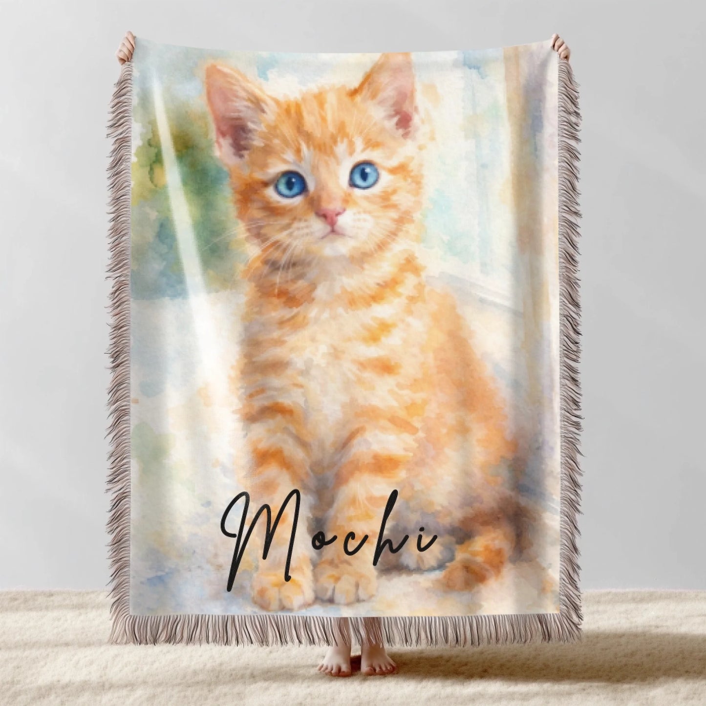 watercolor Wo Cat