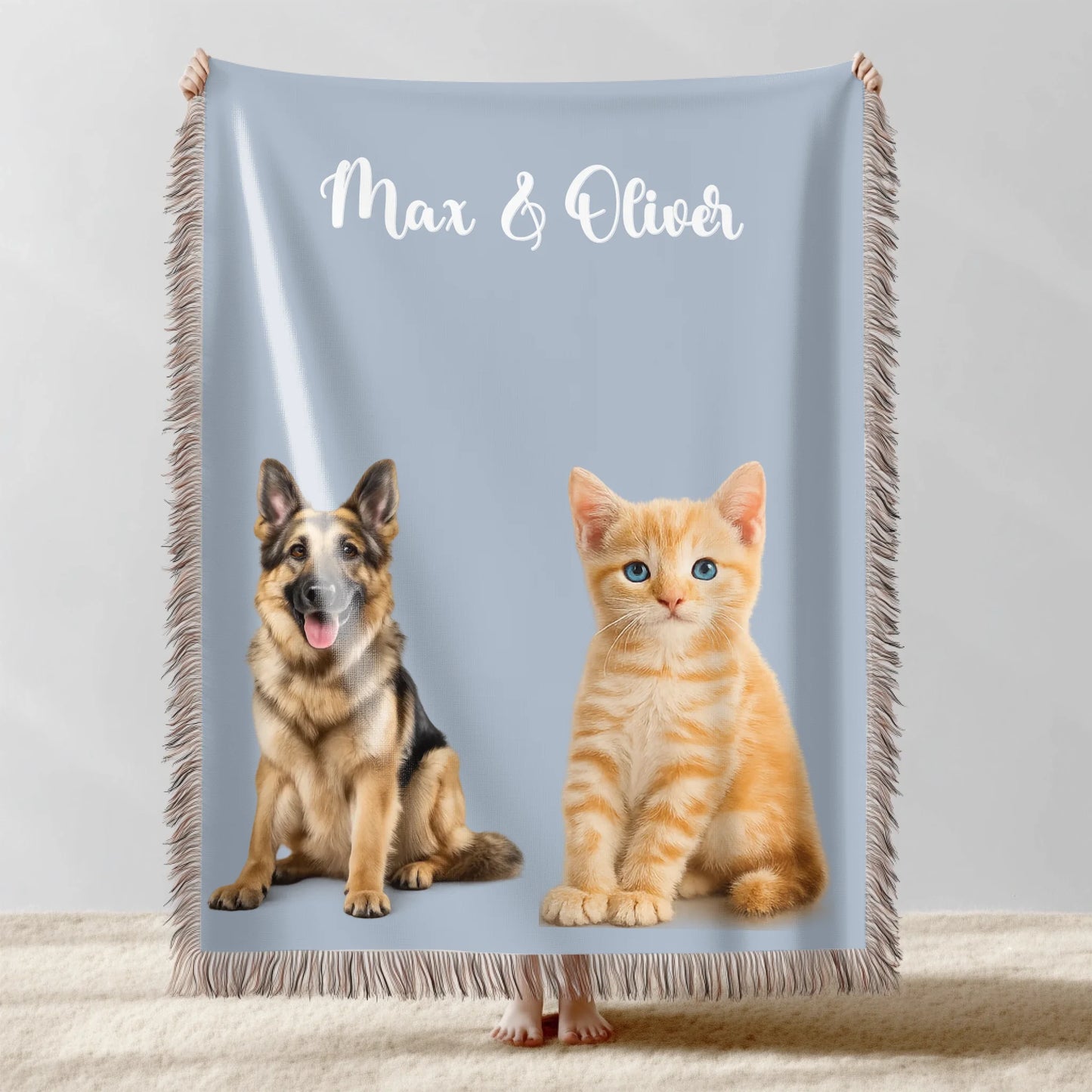 Dog & Cat Custom Photo Blanket | Personalized Pet Gift – Pawsonalize
